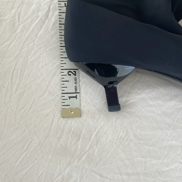 CALVIN KLEIN BLACK KITTEN BOOTIES - Picture 6 of 7